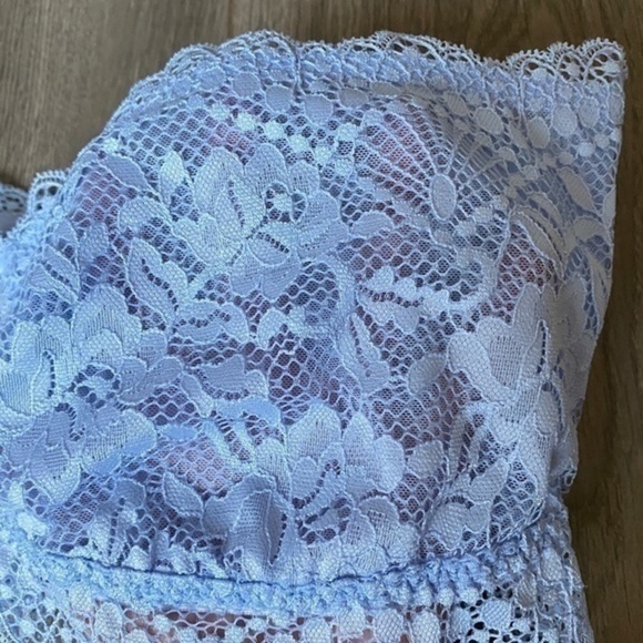 Free People Lacey Looks Bandeau In Blue Size Medium - Picture 4 of 15